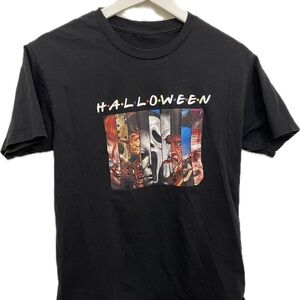 Black Friends Theme Halloween Graphic T-Shirt